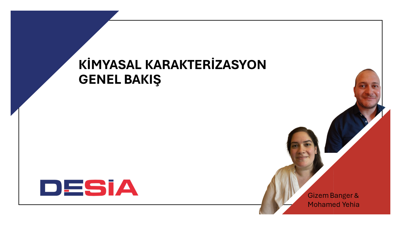 Kimyasal Karakterizasyon - Genel Bakış